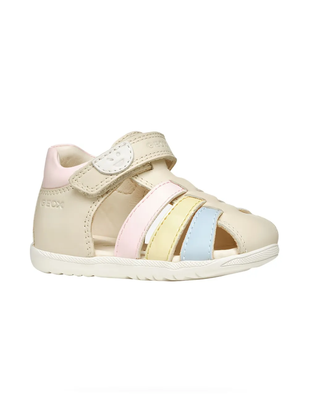 Geox Sandal Macchia Baby Girl Light Ivory/light Yellow In Multi