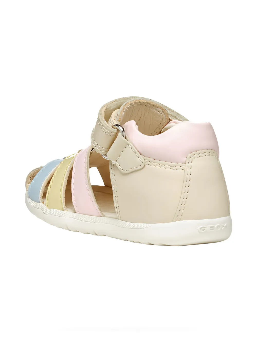 Geox Sandal Macchia Baby Girl Light Ivory/light Yellow In Multi