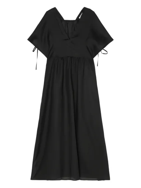 Marc O'Polo tie-detail short-sleeves midi dress