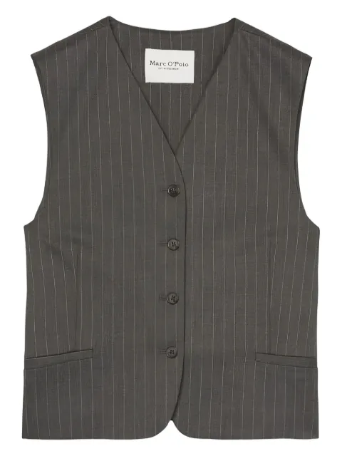 Marc O'Polo pinstripe sleeveless waistcoat