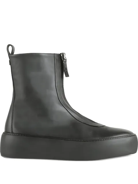 Hogl Dylan platform zip-up ankle boots