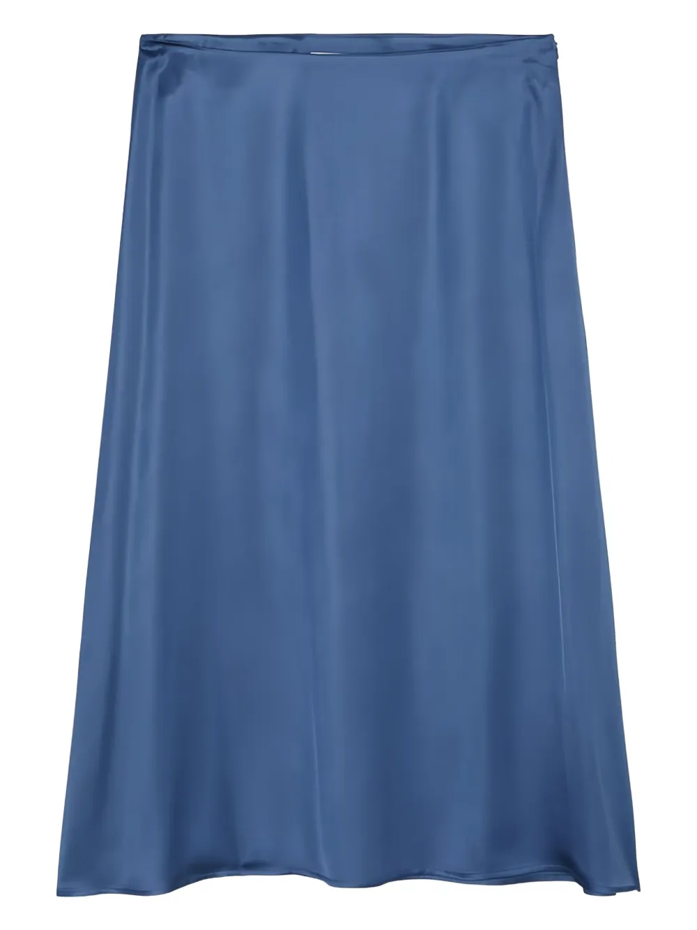 Marc O'Polo Midi-rok met satijnen-effect Blauw