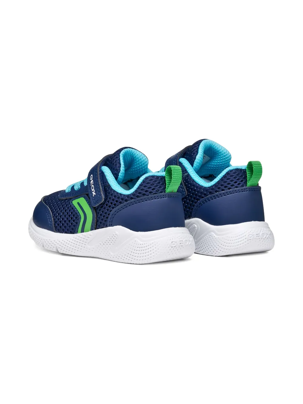 Geox Mesh-sports Sneakers In Blue