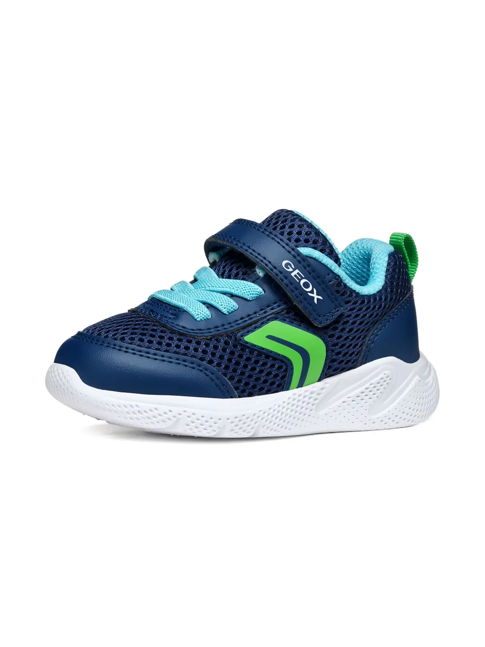 Geox Mesh-sports Sneakers In Blue