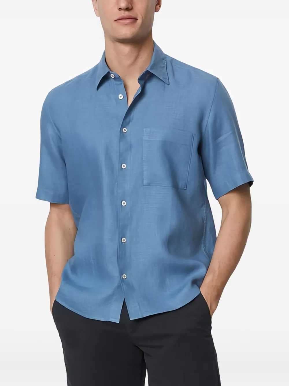 Marc O'Polo short-sleeve button-up shirt | Image 2