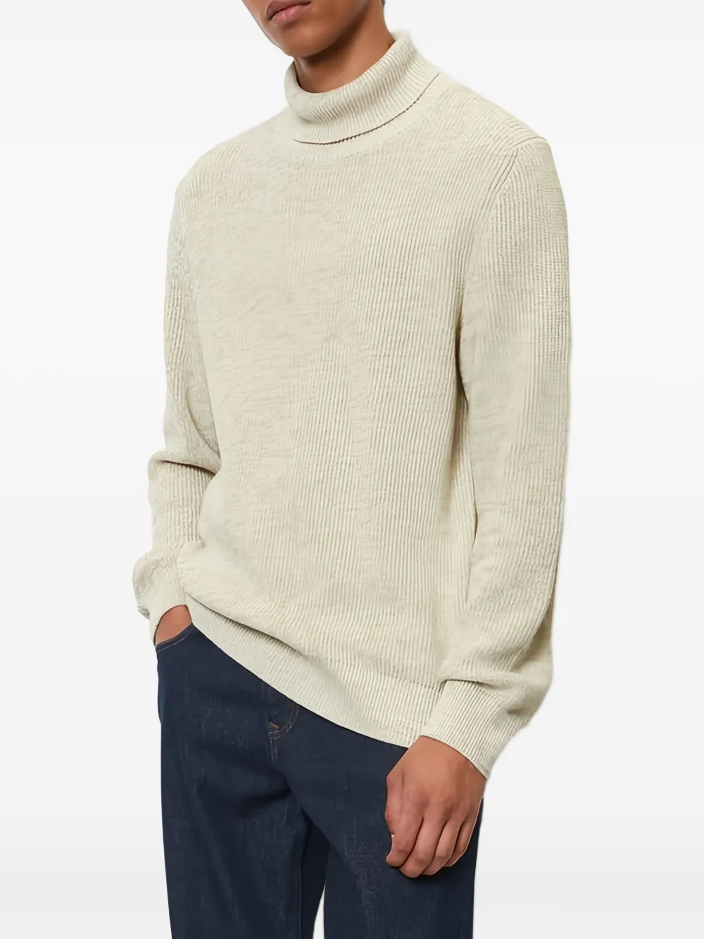 Marc O'Polo roll-neck ribbed sweater | Knitted Sweaters | Image 2