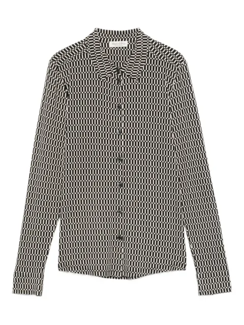 Marc O'Polo geometric-pattern button shirt
