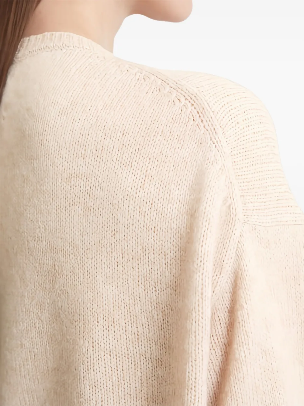 Marc O'Polo Trui met ronde hals Beige