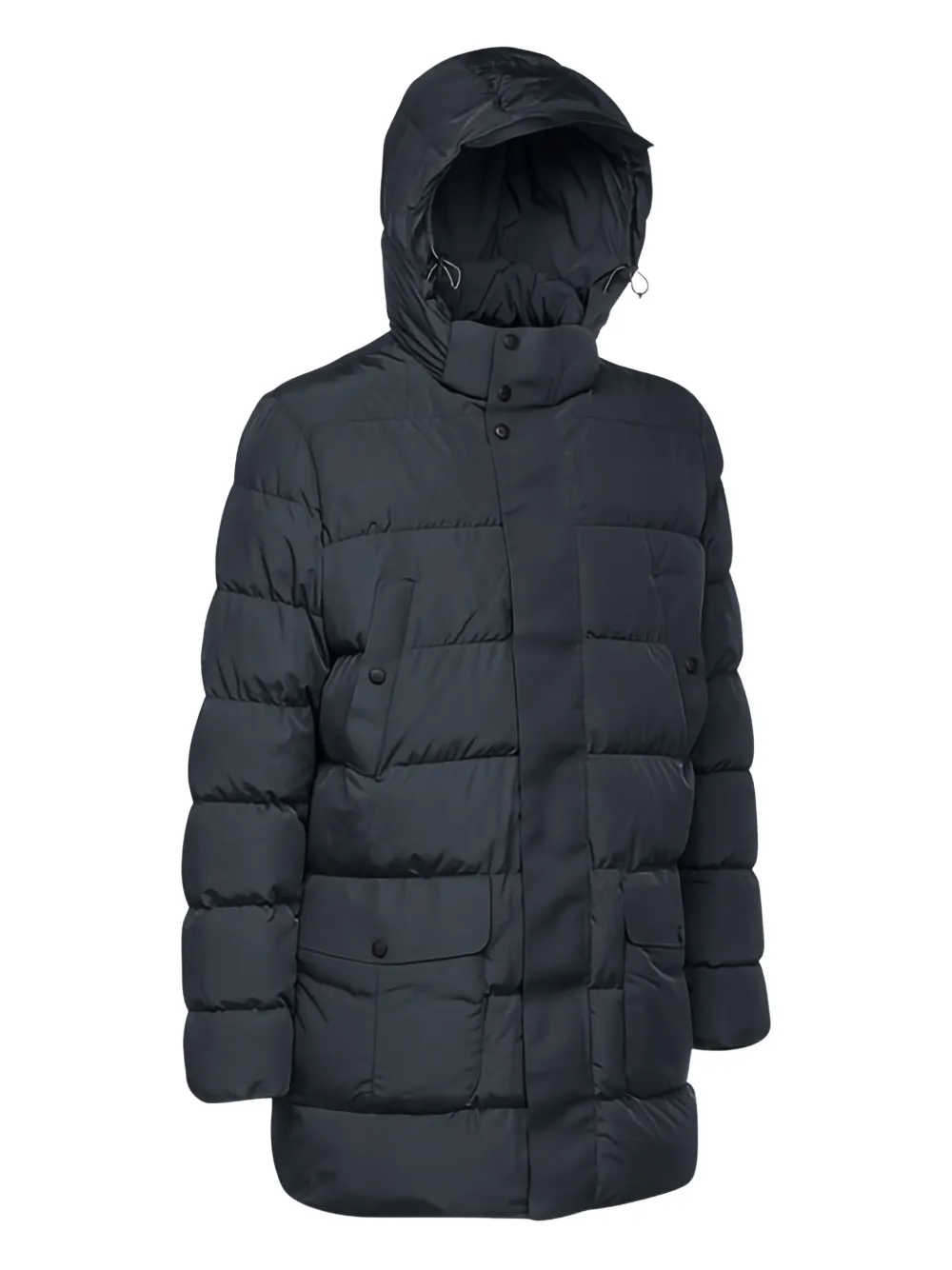 Geox Gevoerd jack met capuchon Blauw