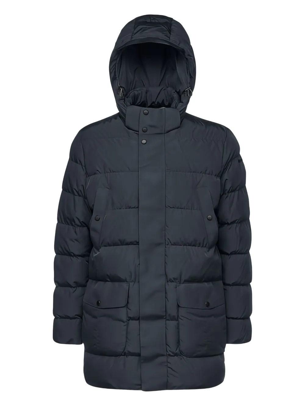 Geox hooded quilted jacket | Blue | Image 1