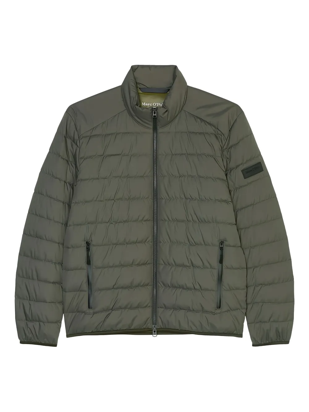 Marc O'Polo quilted zip-up jacket | Green | Image 1