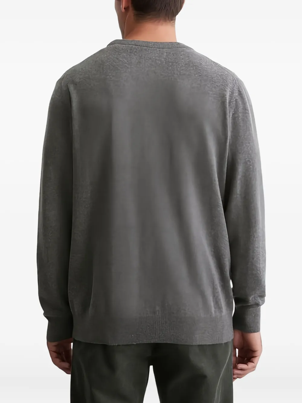 Marc O'Polo Trui met ronde hals Grijs