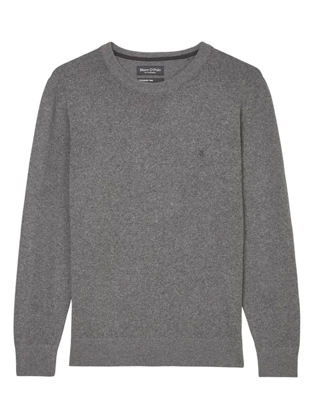 Marc O'Polo Trui met ronde hals Grijs