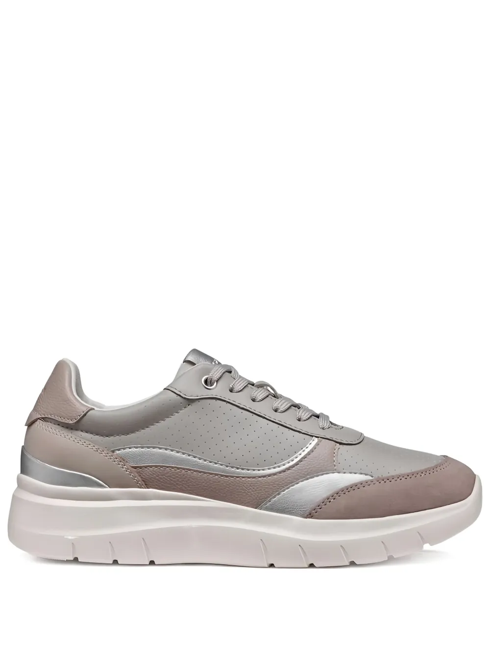 Geox panelled-design sneakers White