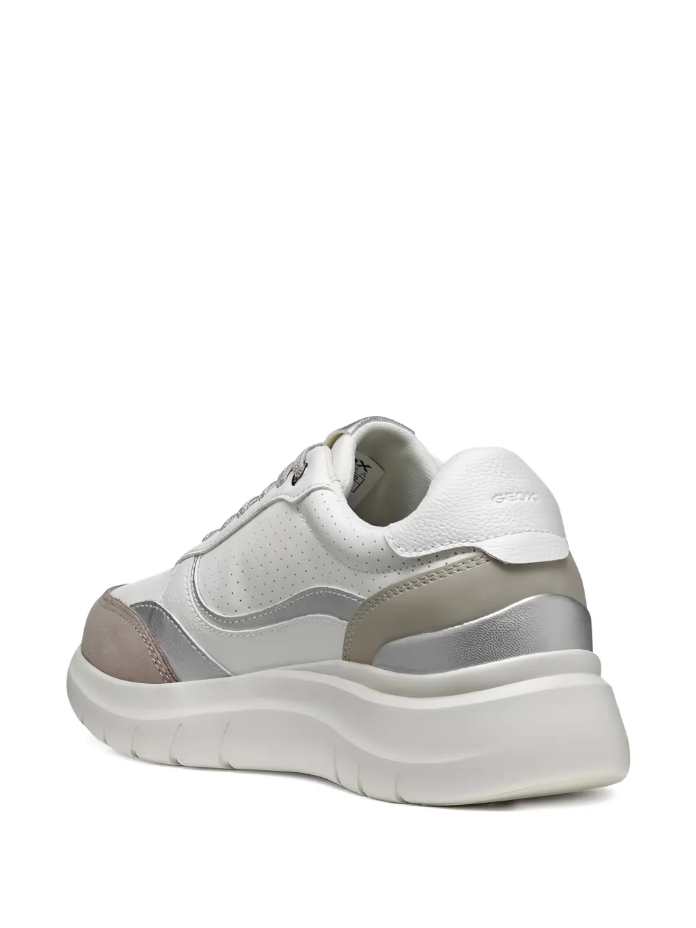 Geox panelled-design sneakers White