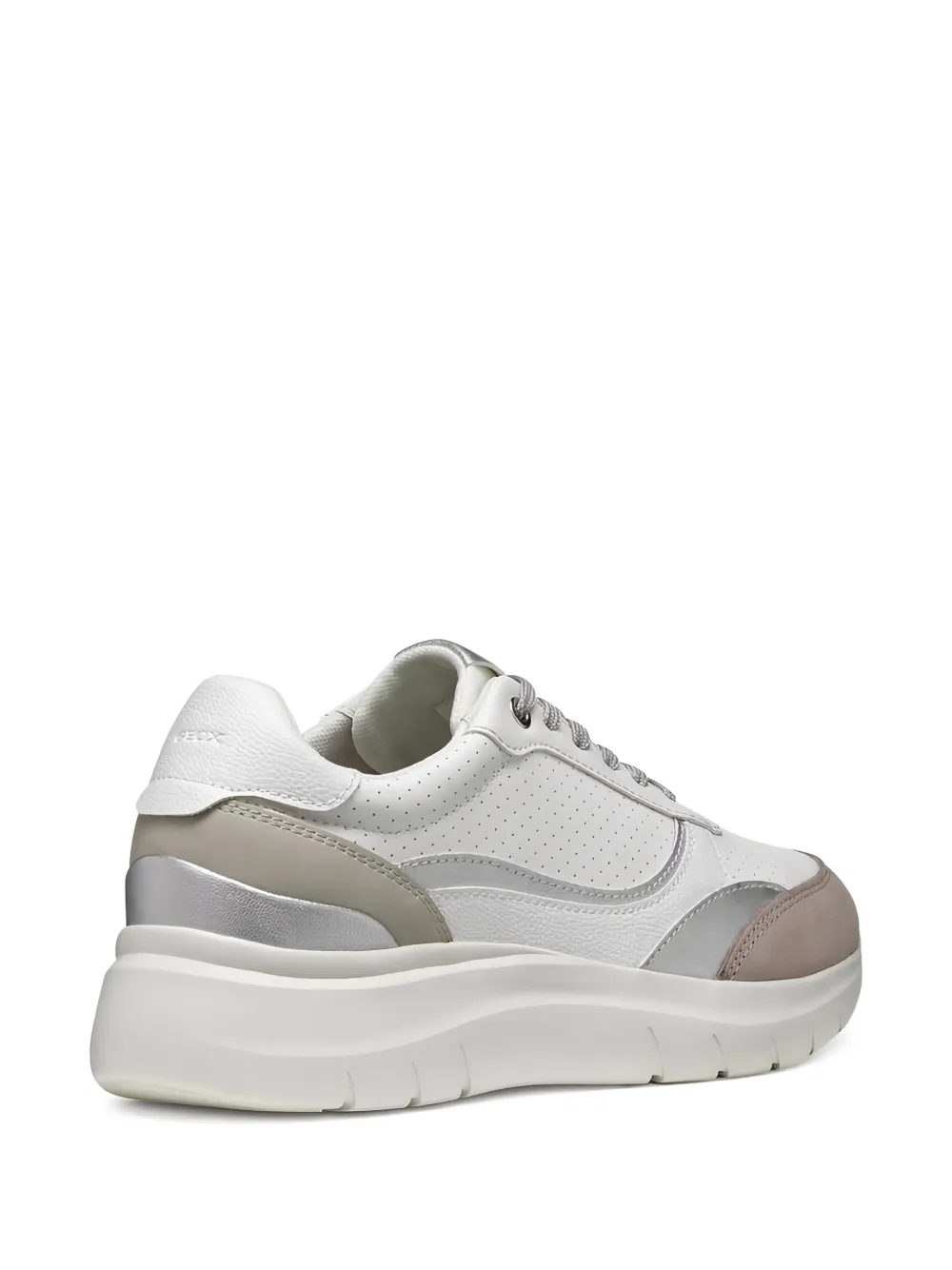 Geox panelled-design sneakers White