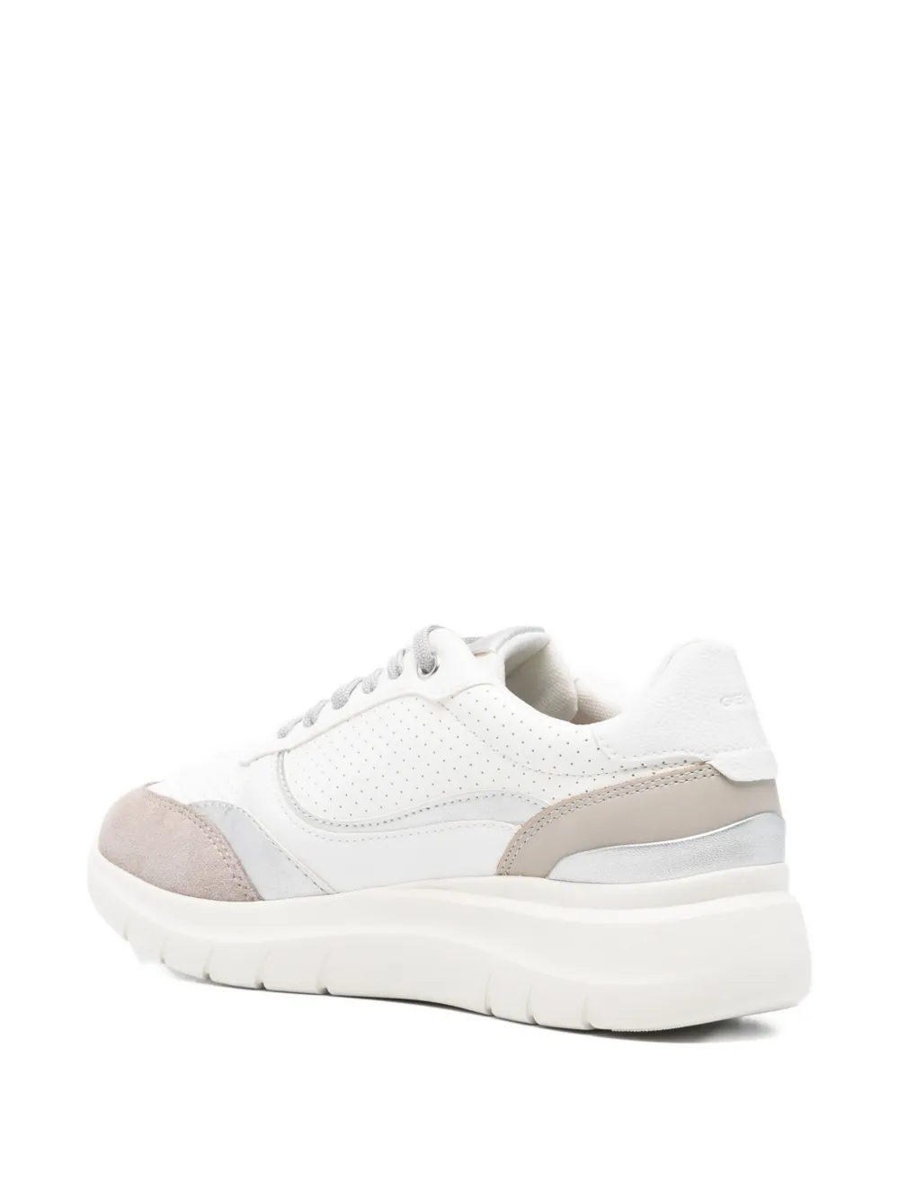 Geox panelled-design sneakers White