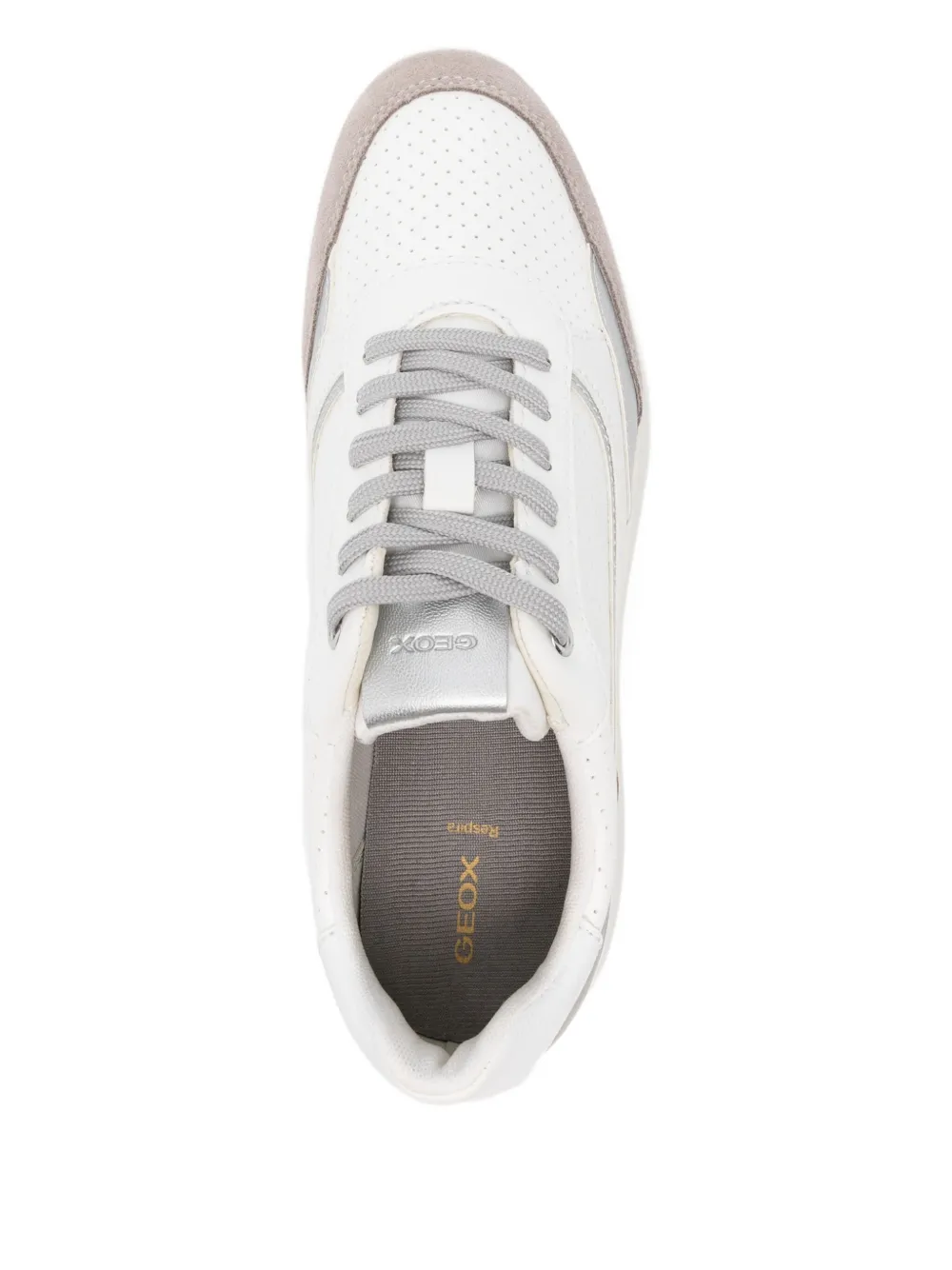 Geox panelled-design sneakers White