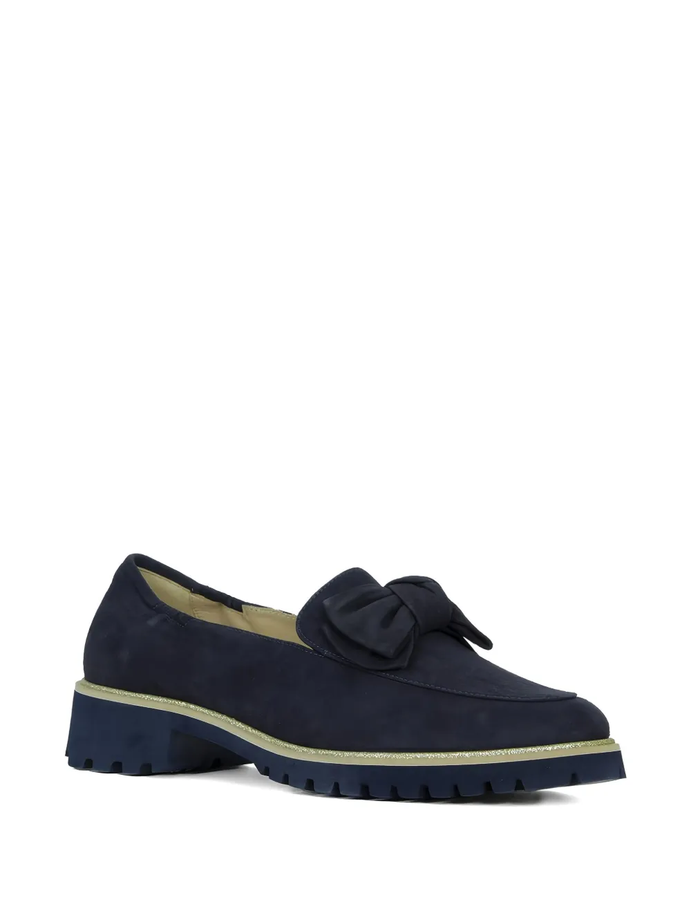 ARA mocassins en daim à bordures en cuir | Image 2