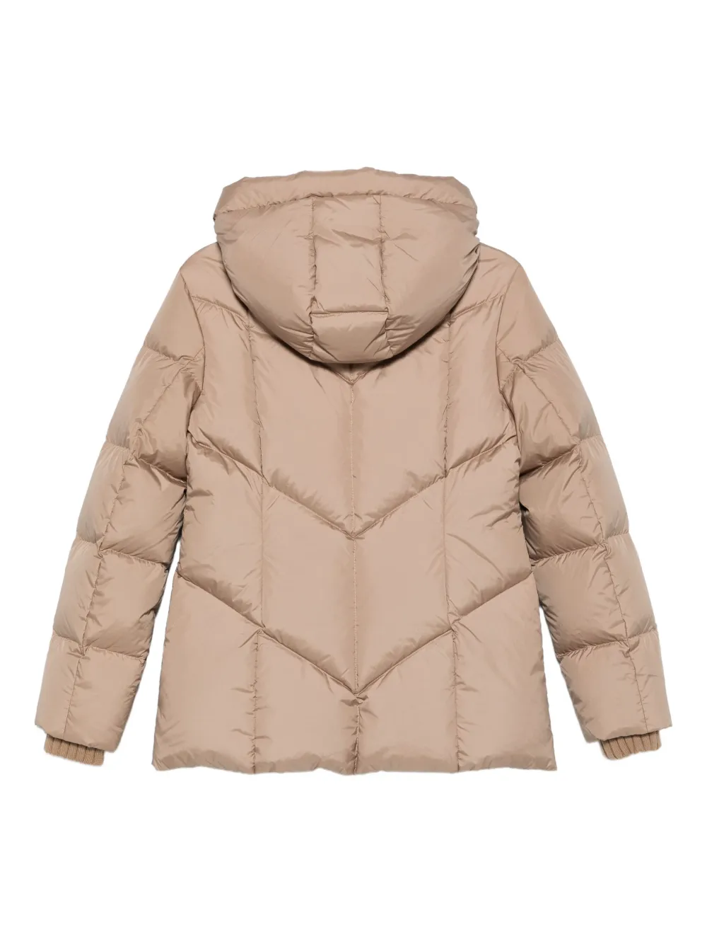 Marc O'Polo Donsjack met capuchon Beige
