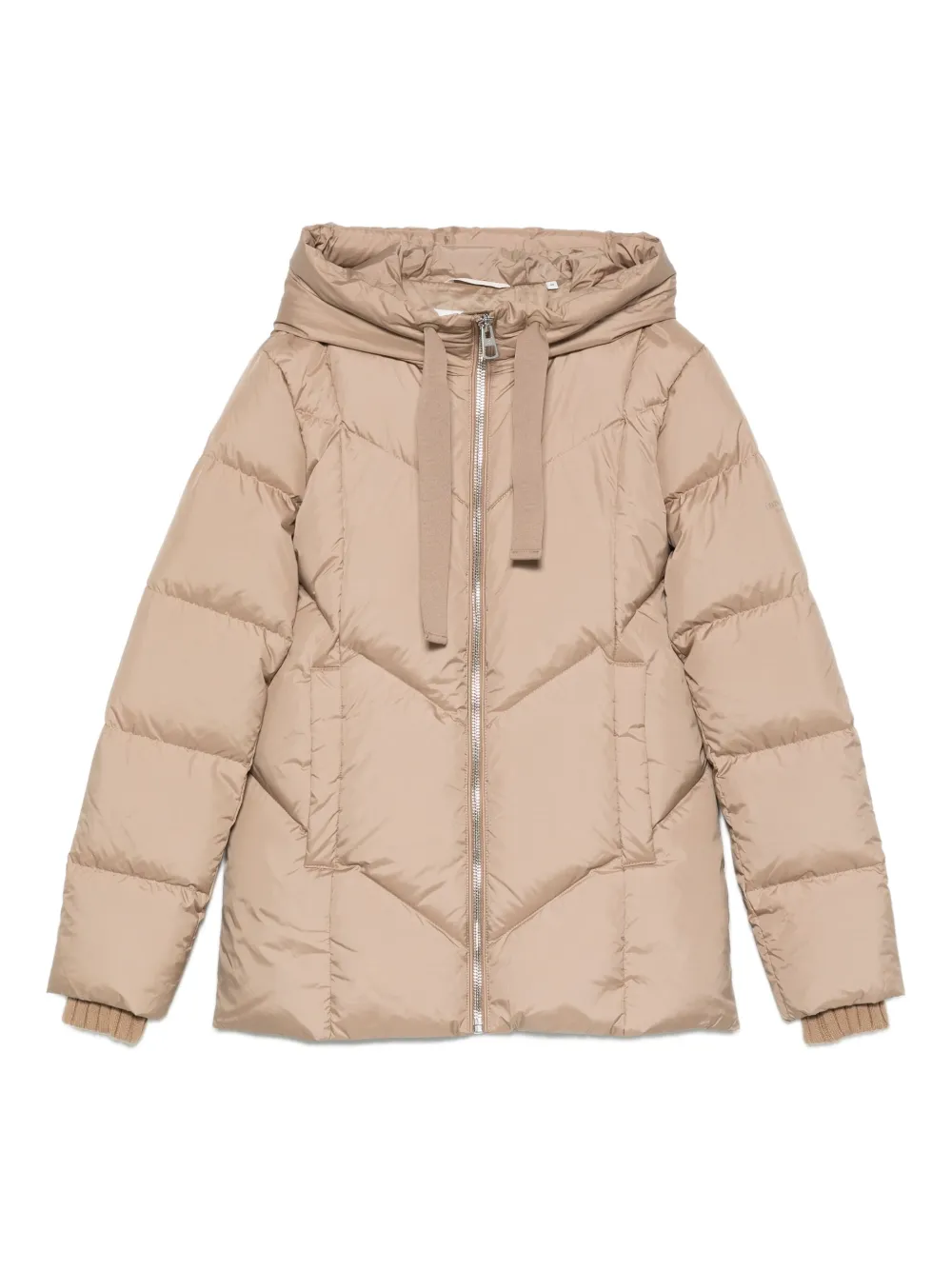 Marc O'Polo Donsjack met capuchon Beige