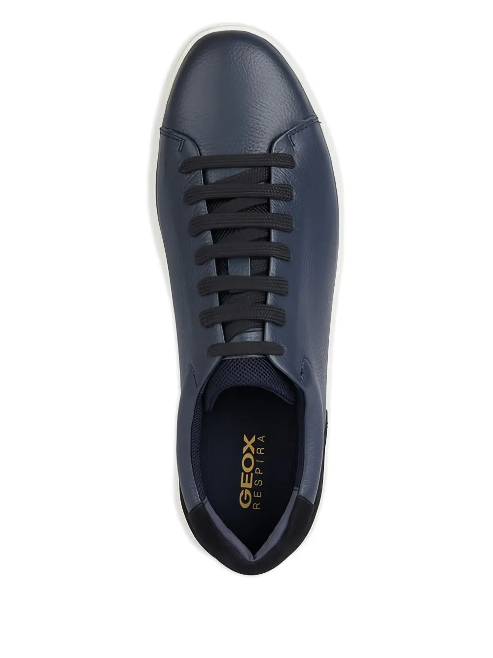 Geox Avola leather panel trainers Blue