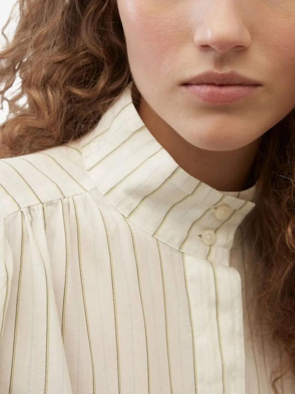 Marc O'Polo Gestreept shirt Beige