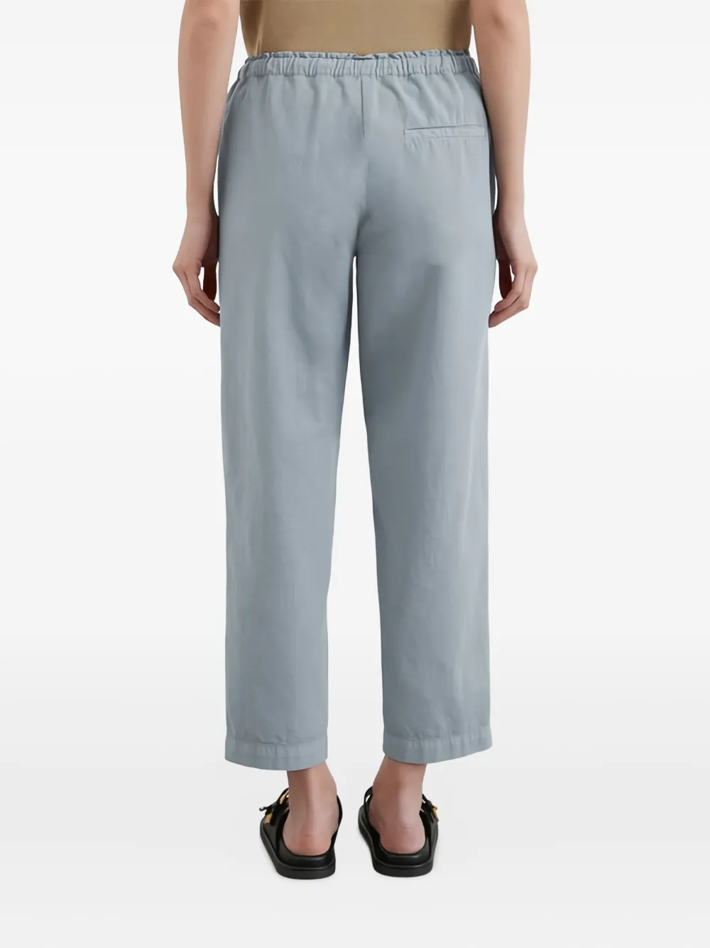 Marc O'Polo Broek met trekkoordtaille Blauw