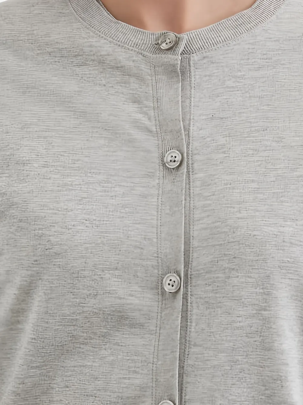 Marc O'Polo Button-up vest Grijs
