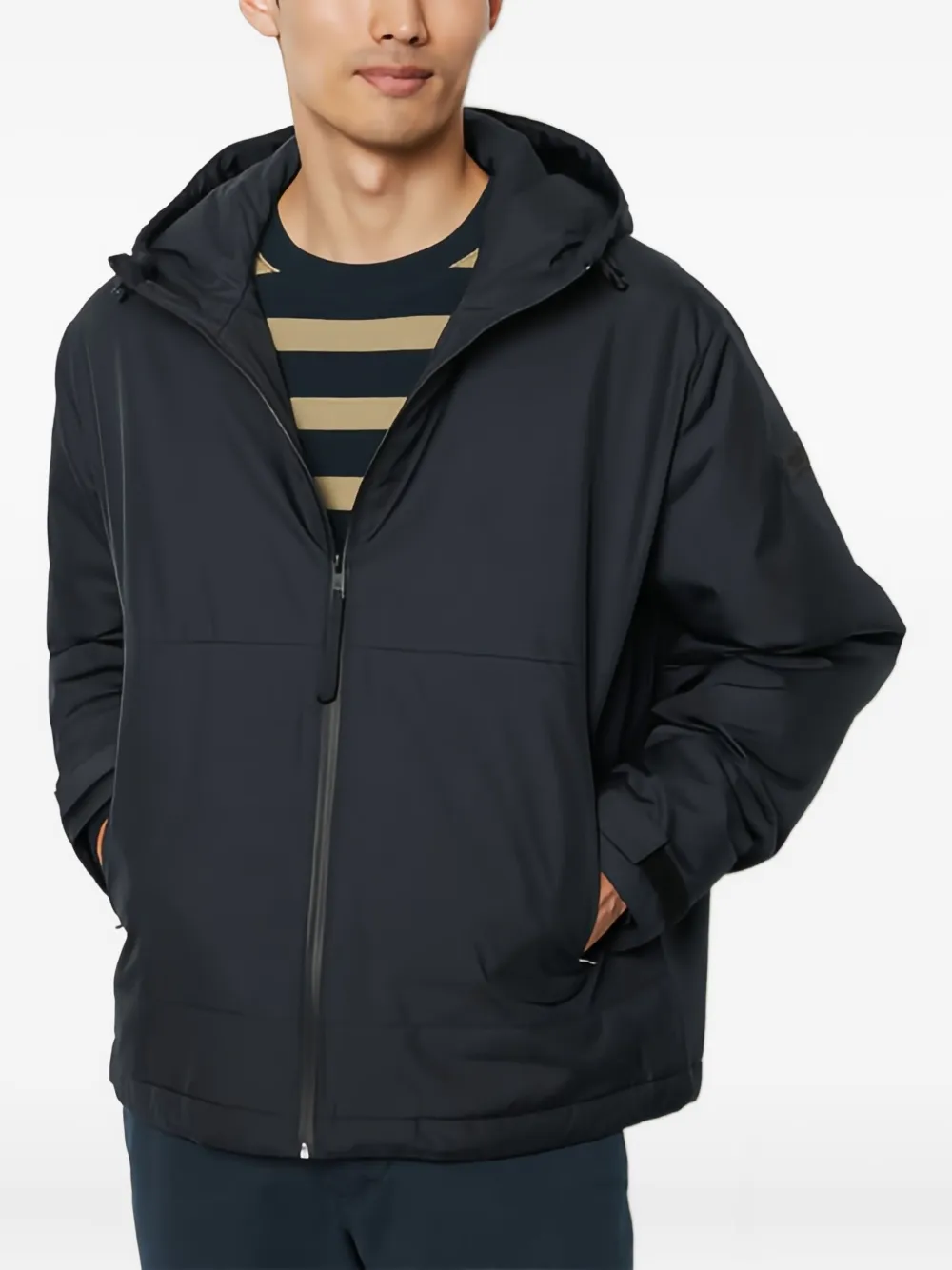 Marc O'Polo Jack met capuchon Blauw