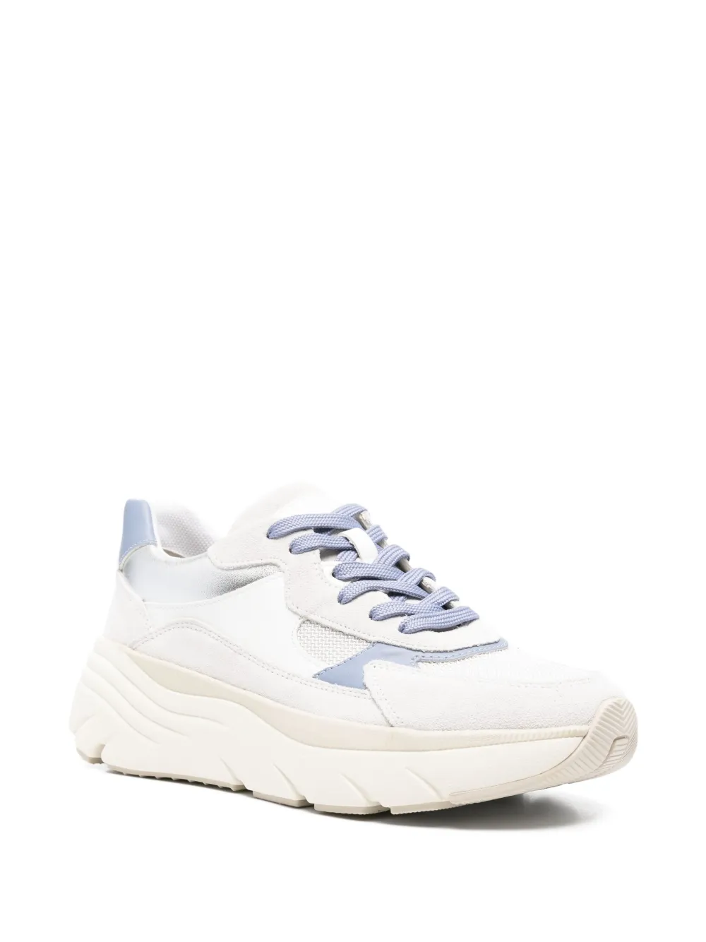 Geox Diamanta sneakers met vlakken - Wit