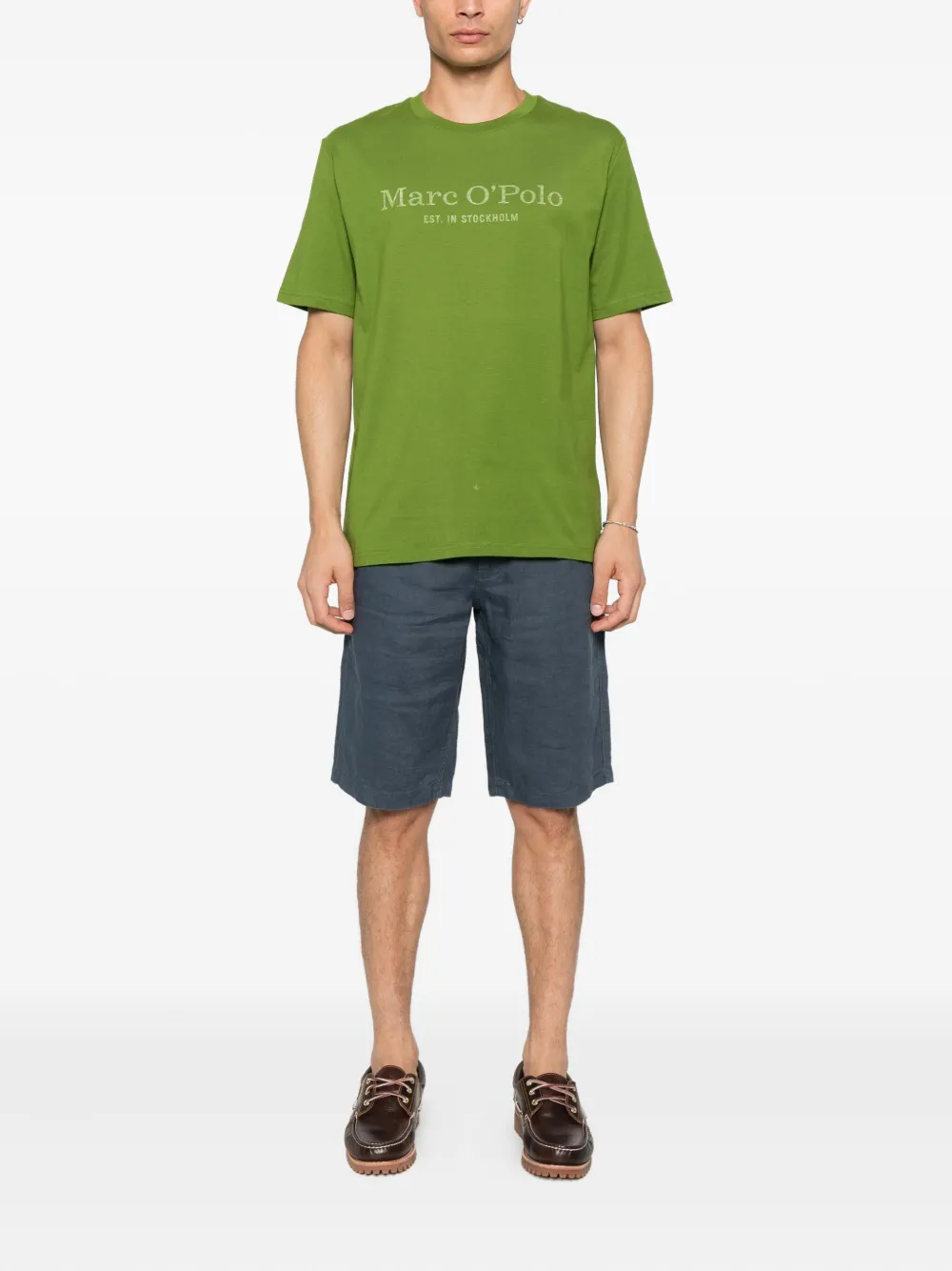 Marc O'polo Logo-print T-shirt In Green