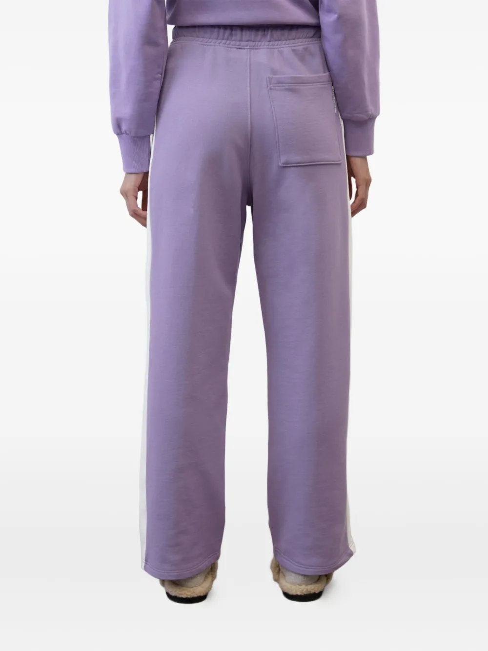 Marc O'Polo Trainingsbroek met colourblocking Paars