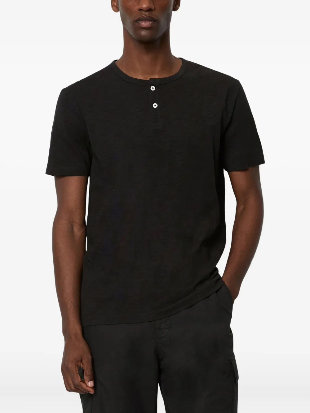 Marc O'Polo button-front short-sleeve T-shirt | T-Shirts | Image 2