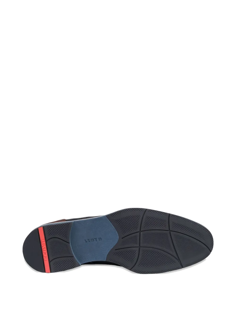 Lloyd Harris textured leather Derby shoes Blue