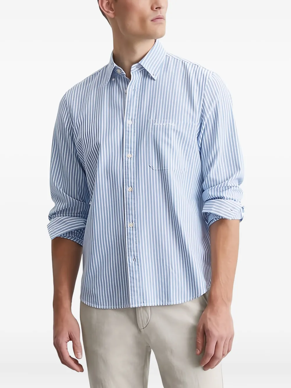 Marc O'Polo striped button-up shirt | Image 2