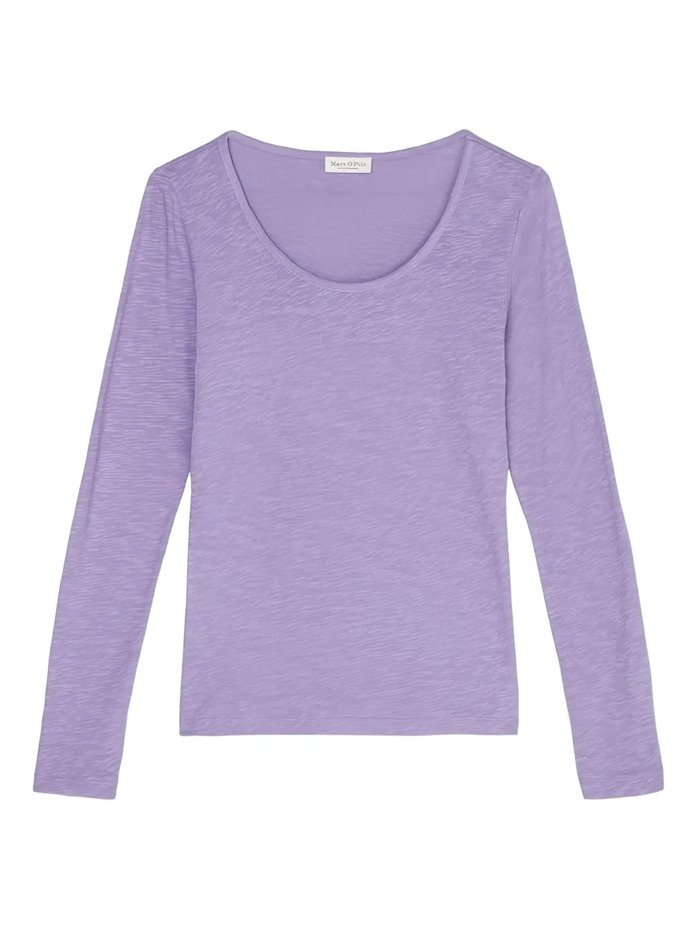 Marc O'Polo Top con scollo ampio a maniche lunghe - Viola