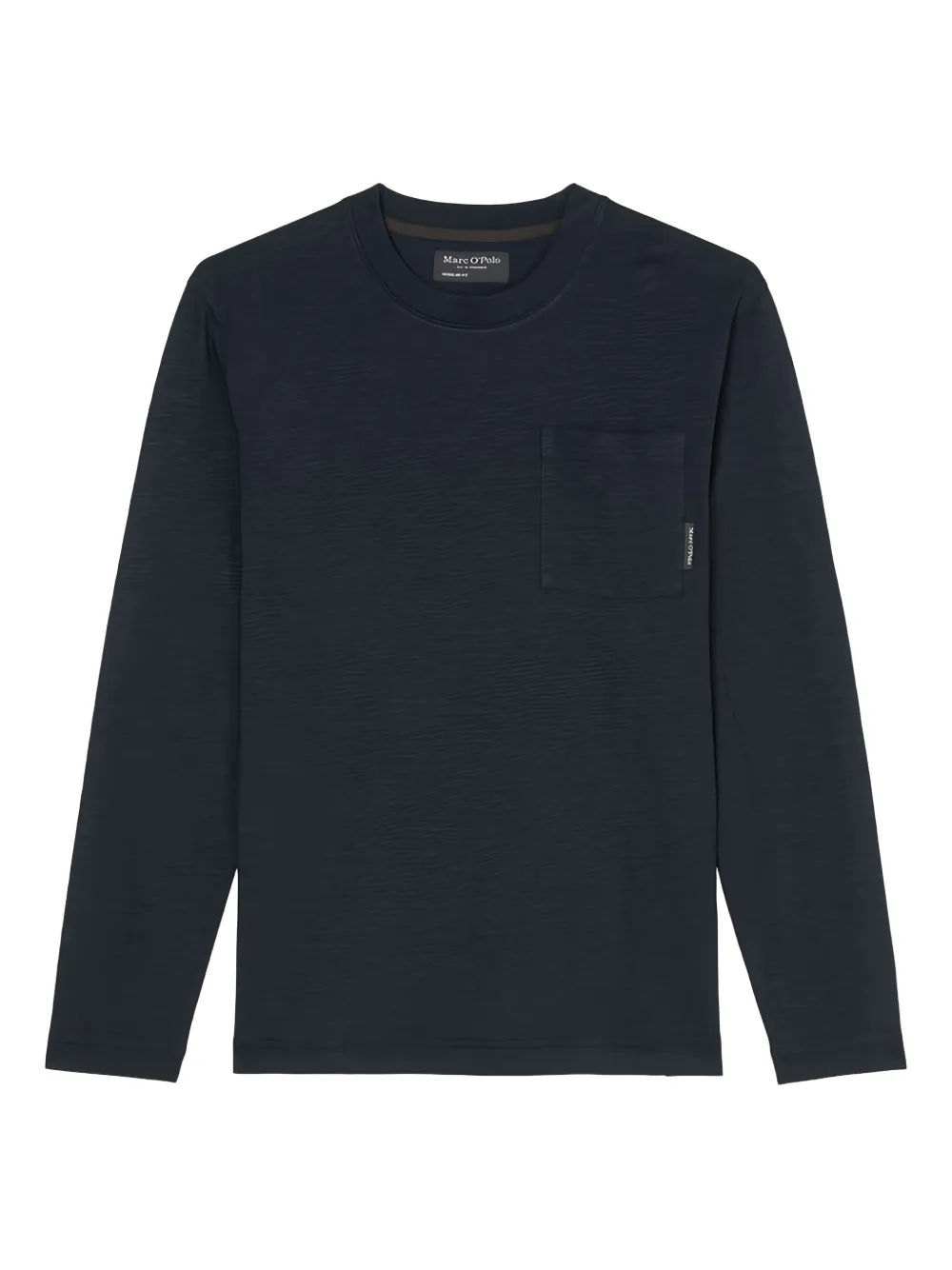 Marc O'Polo T-shirt met borstzak en lange mouwen Blauw