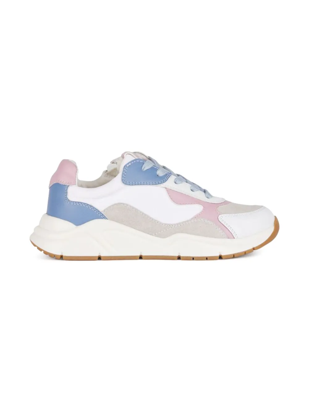 Geox Kids Mawazy panelled low-top sneakers White