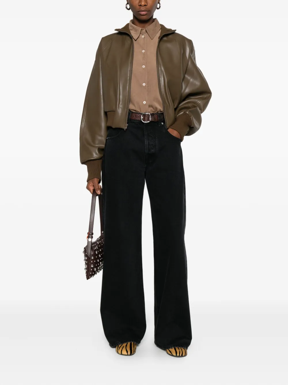 Marc O'Polo corduroy long-sleeves shirt - Bruin