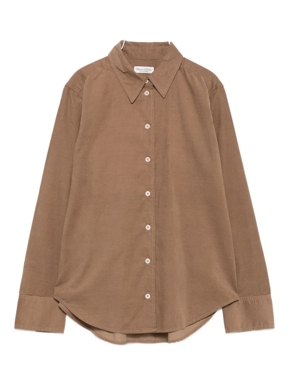 Marc O'polo Corduroy Long-sleeves Shirt In Brown