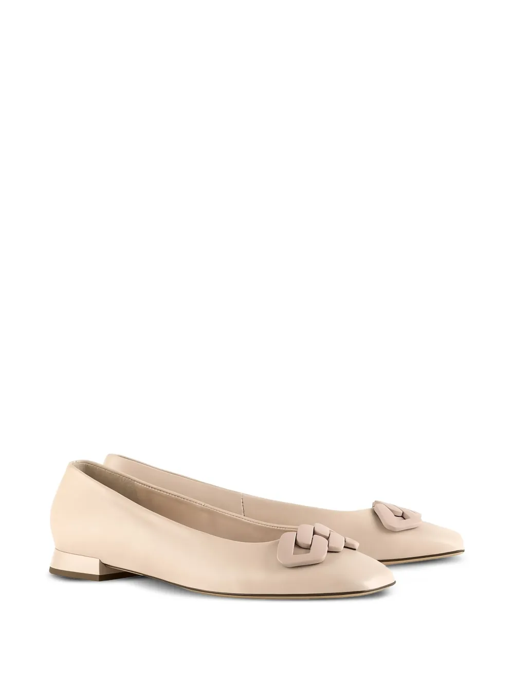 Hogl Coco bow-detail ballet flats - Beige