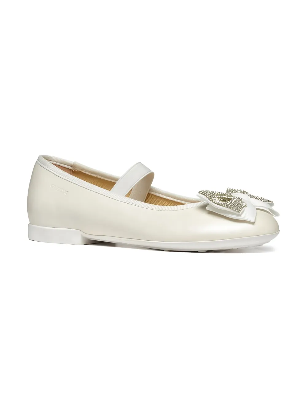 Geox Kids Plie ballet flats White
