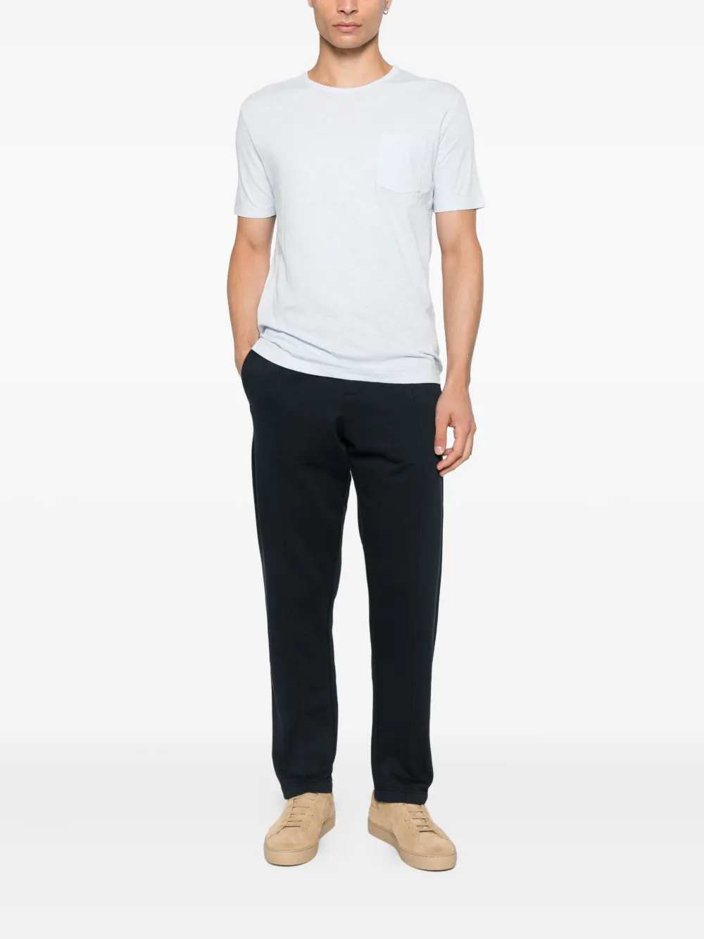 Marc O'Polo cotton track trousers - Blauw