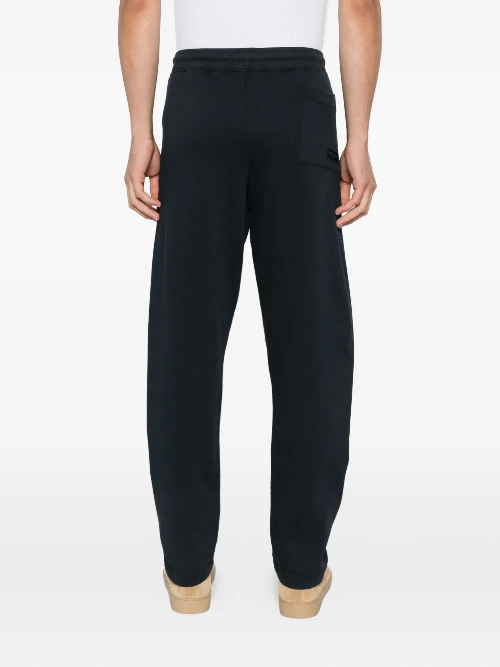 Marc O'Polo Katoenen trainingsbroek Blauw