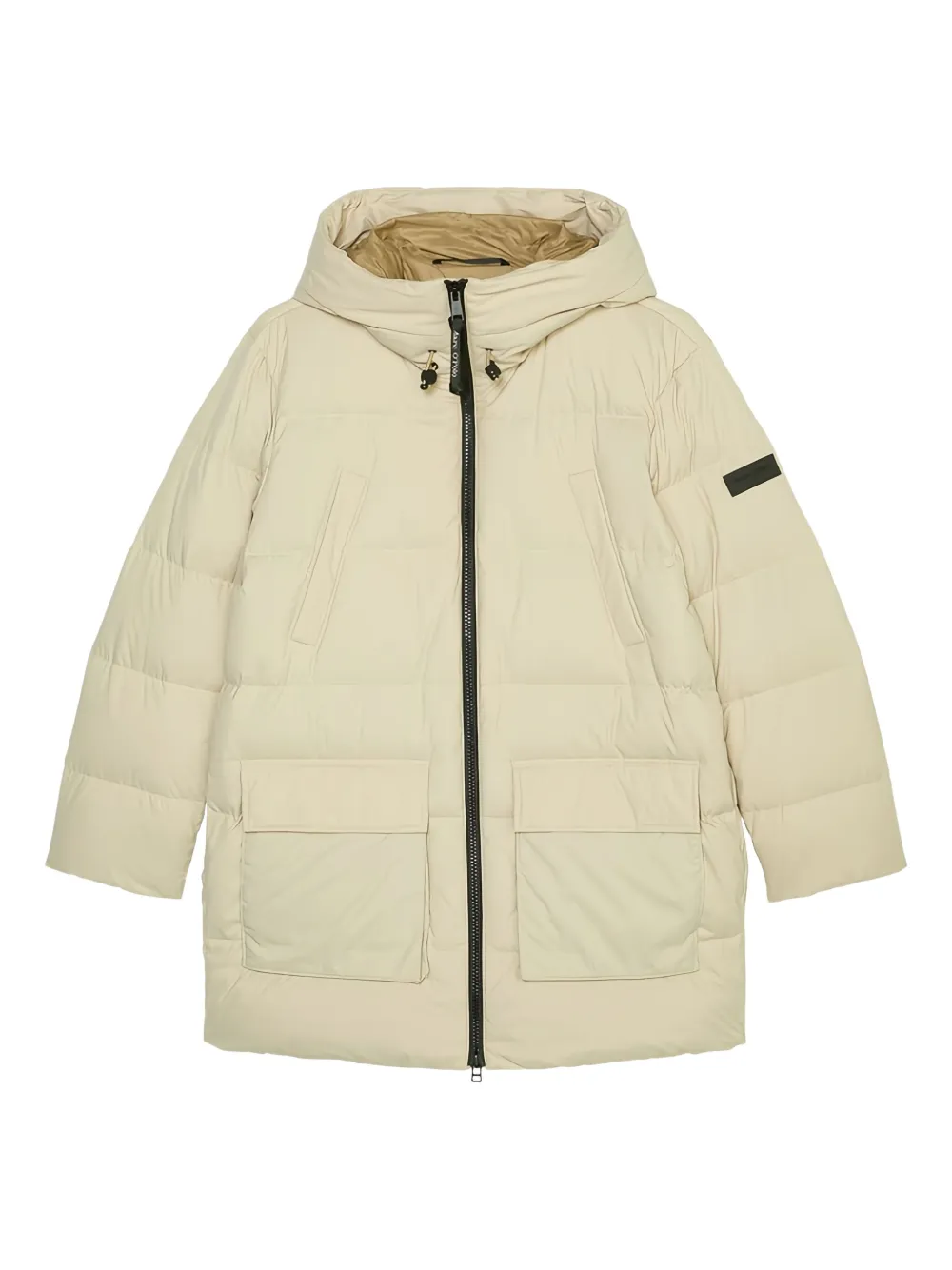 padded hooded parka