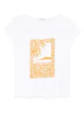 Marc O'Polo landscape-print T-shirt - White