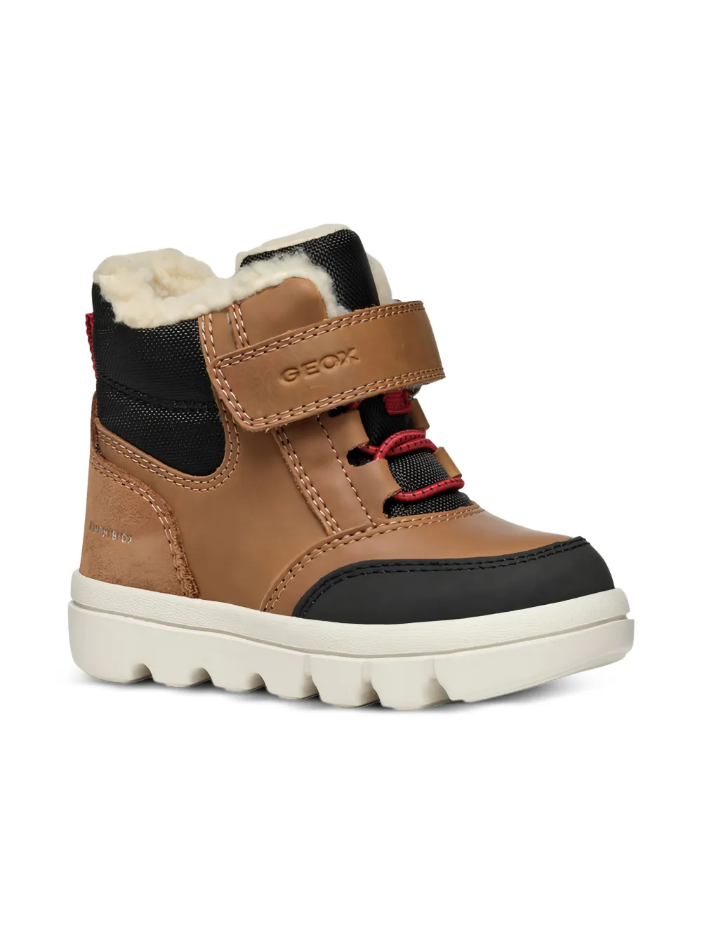 Geox Kids Willaboom enkellaarzen Bruin