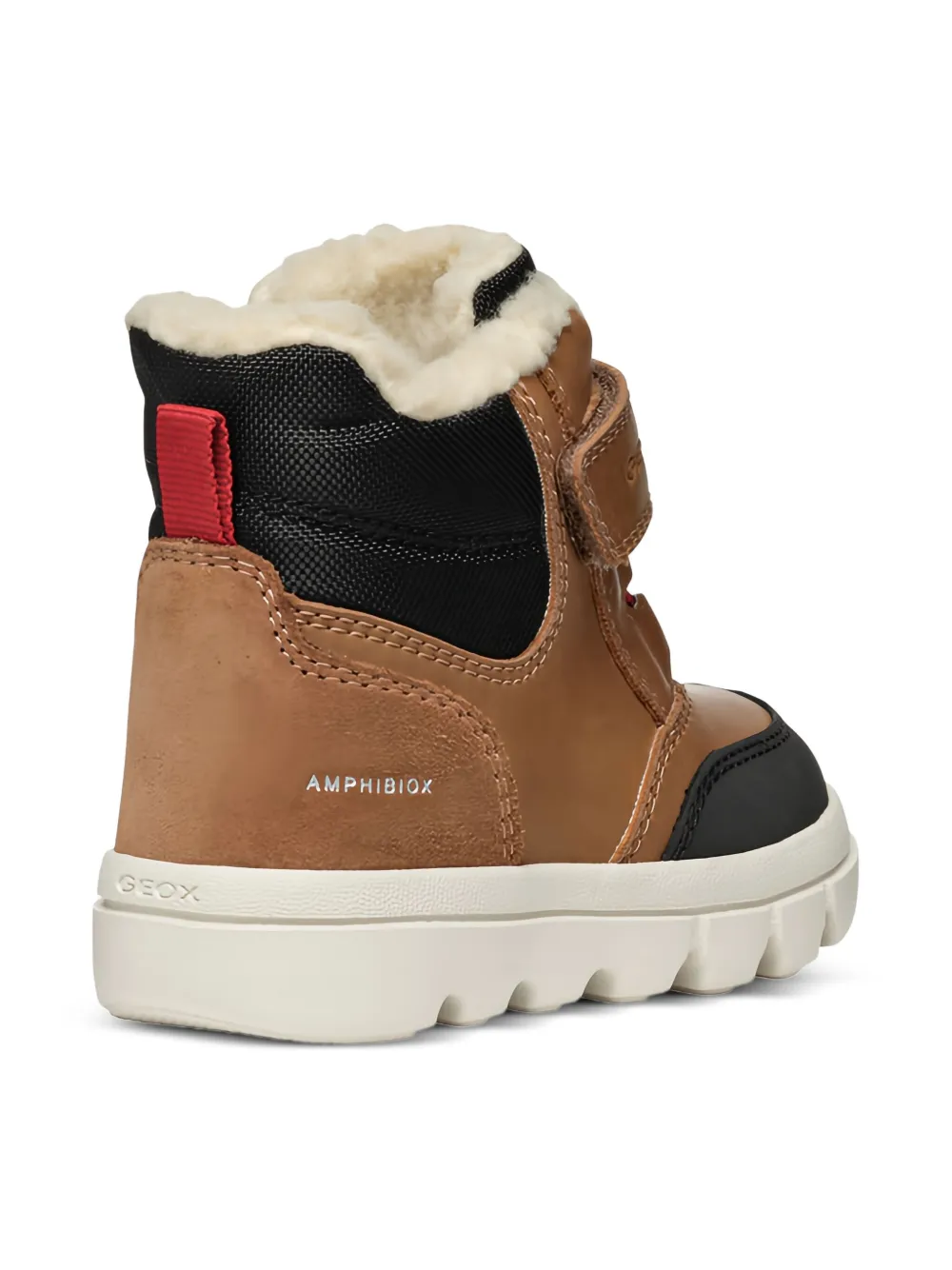 Geox Kids Willaboom enkellaarzen Bruin