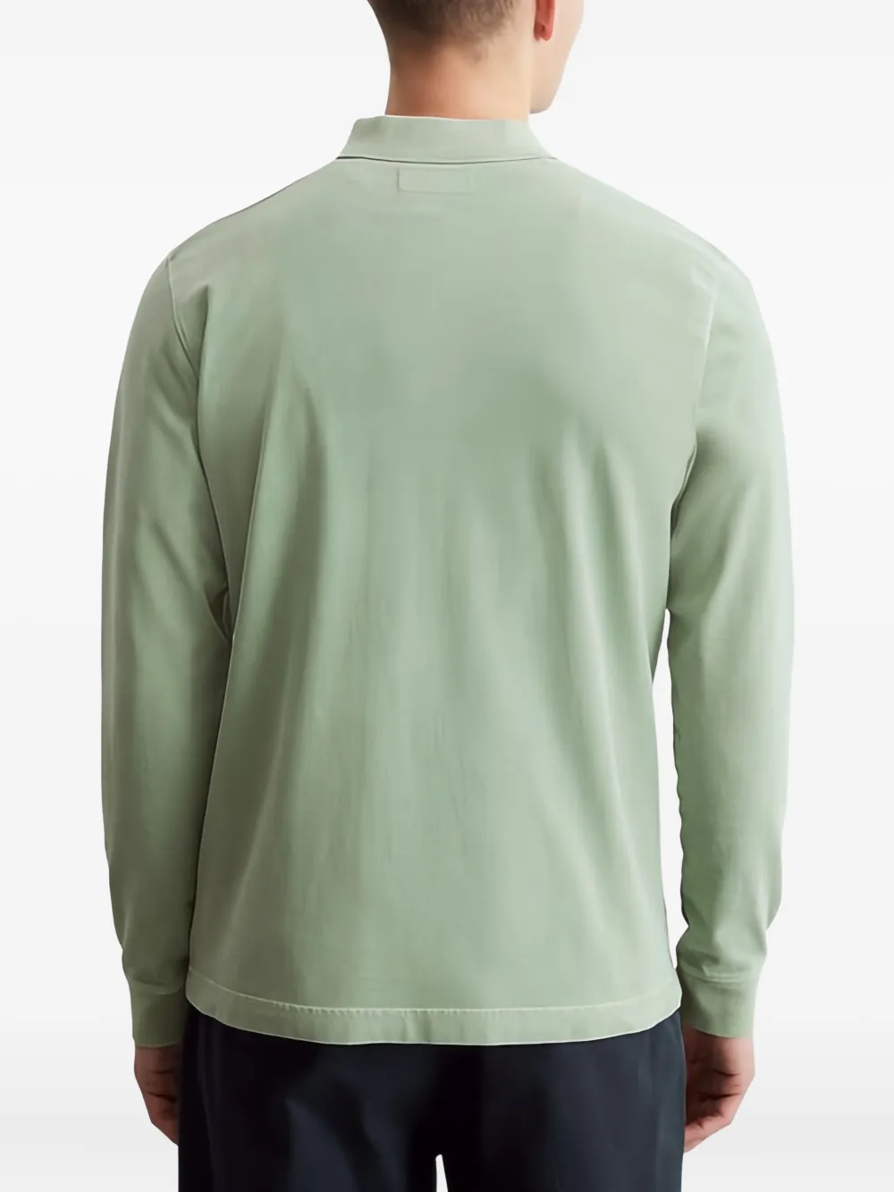 Marc O'Polo Poloshirt met lange mouwen Groen